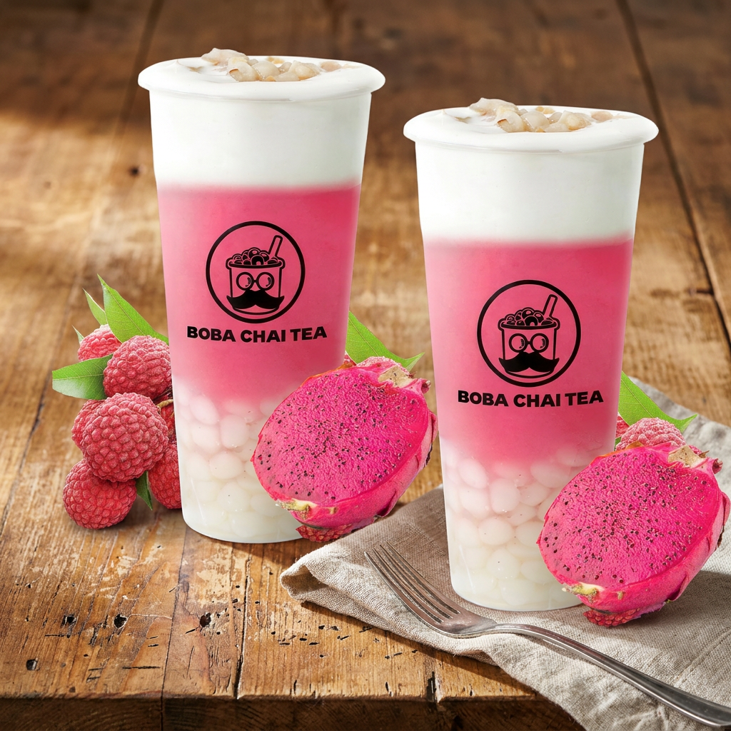 Combo 2 Bebidas Lichi con Dragonfruit Grande