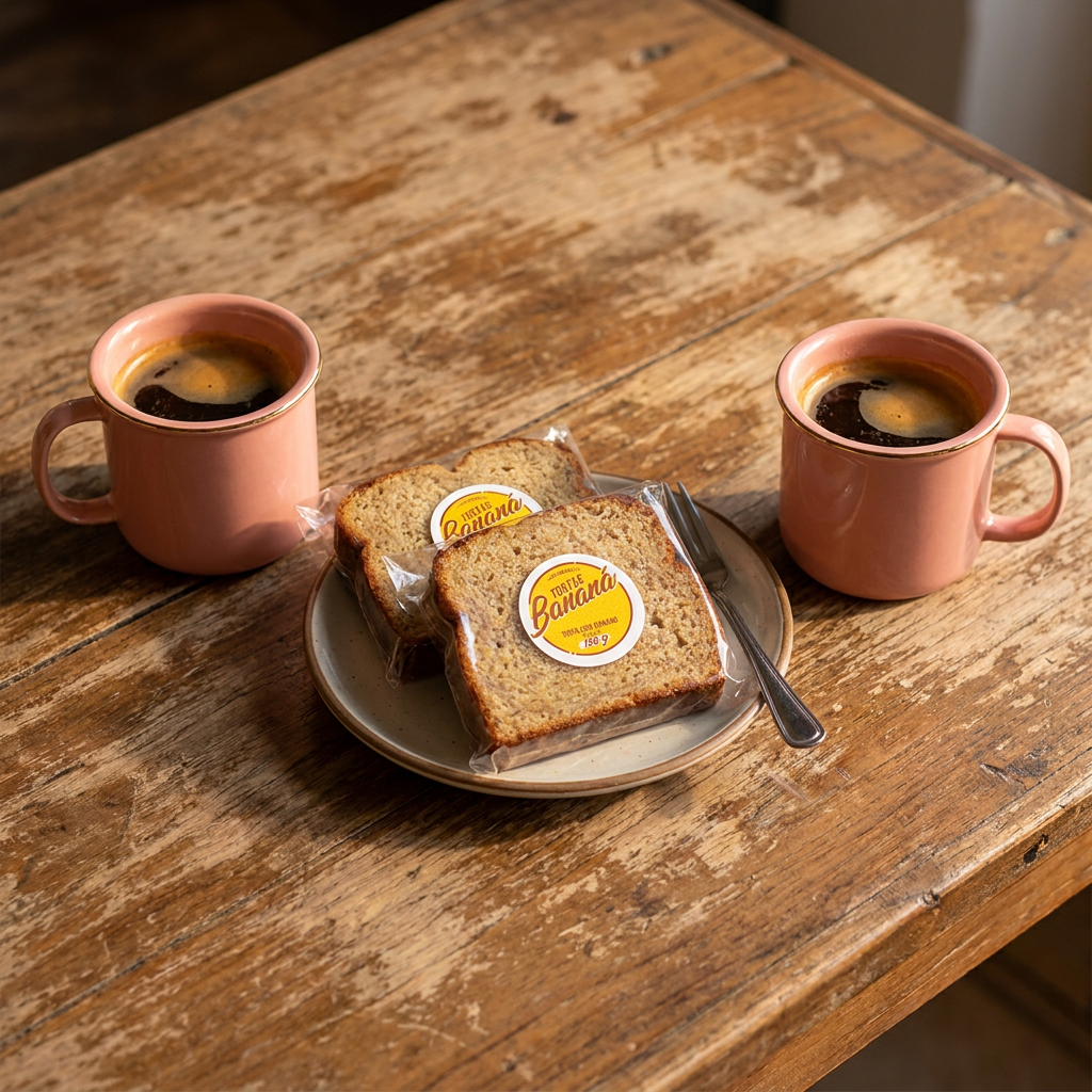 El Clásico de Banana: Dúo de Torta & Café