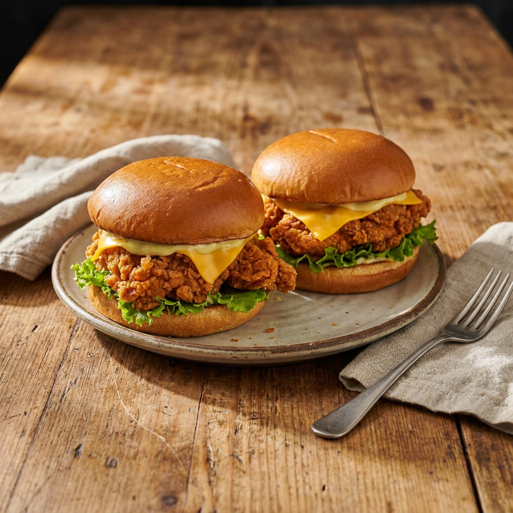 2 Chicken Classic Burger