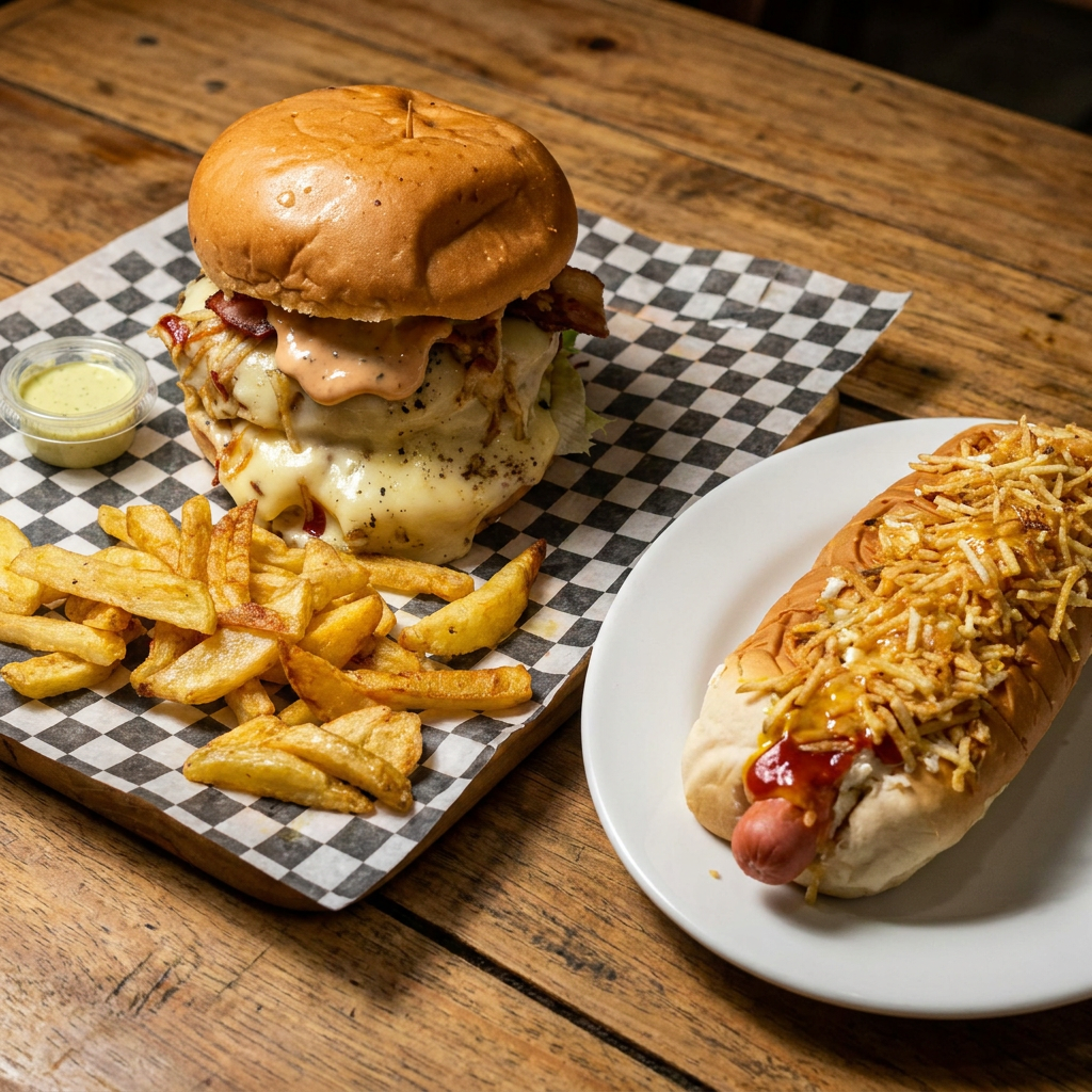 Combo Hamburguesa K´asador + Perro Sencillo