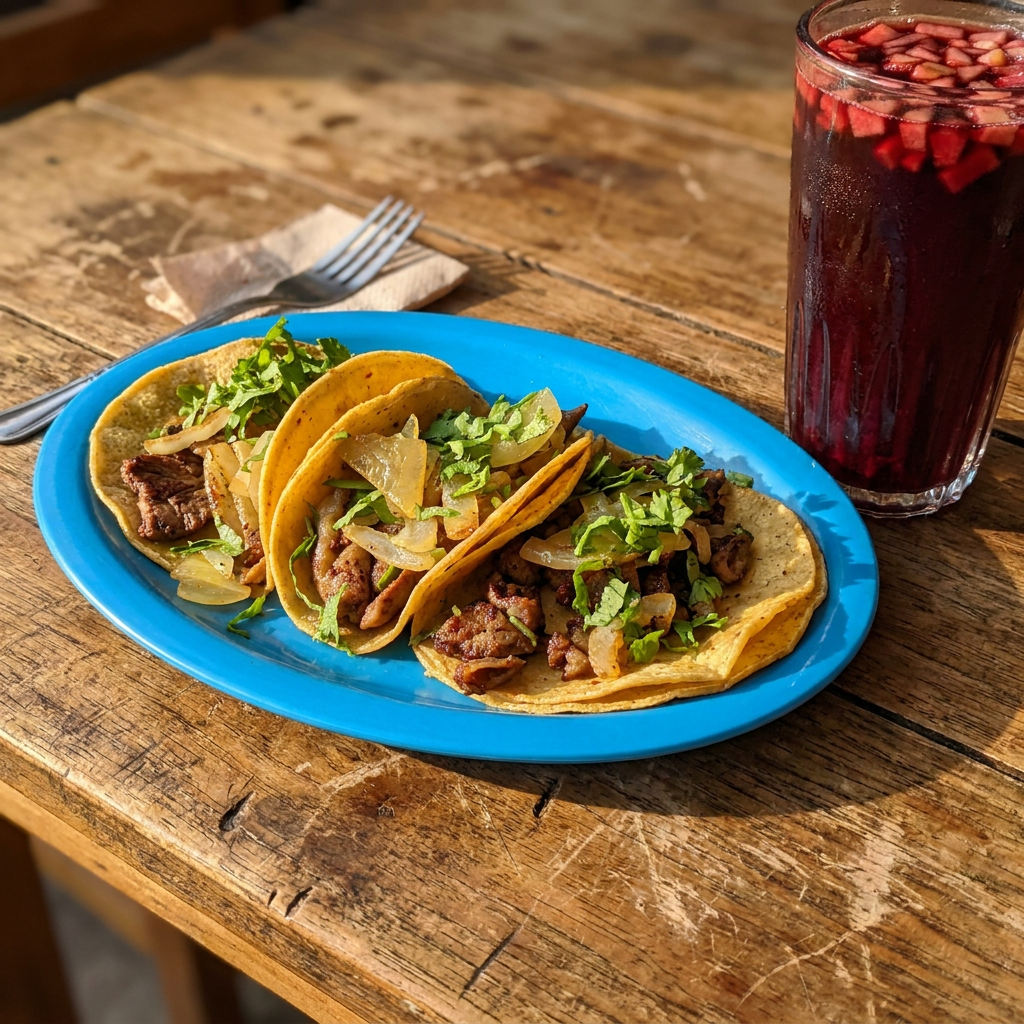 COMBO DE 6 TACOS+AGUA