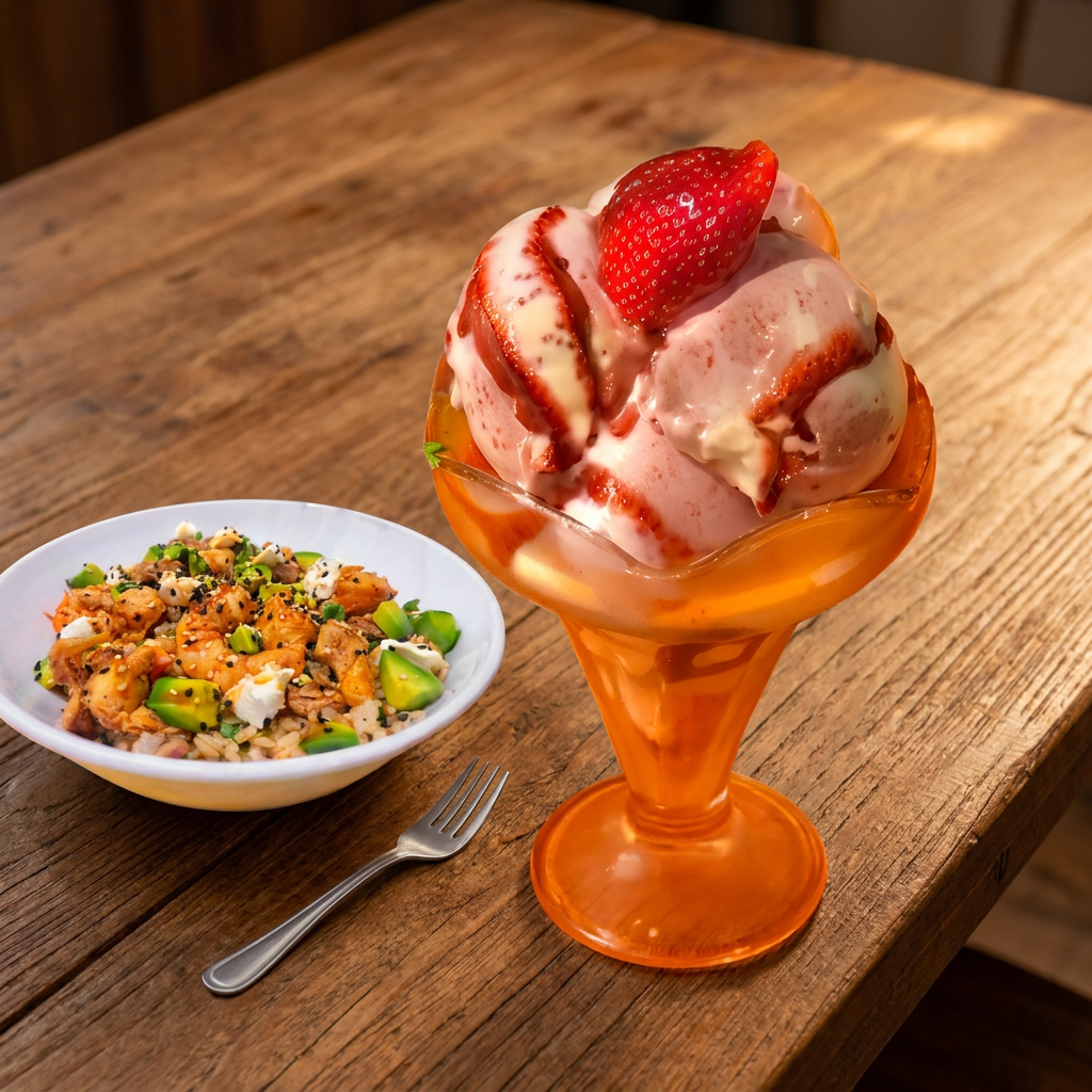 ComboP/3 Per Culichi (450g).+Yakimeshi (450)+Nieve