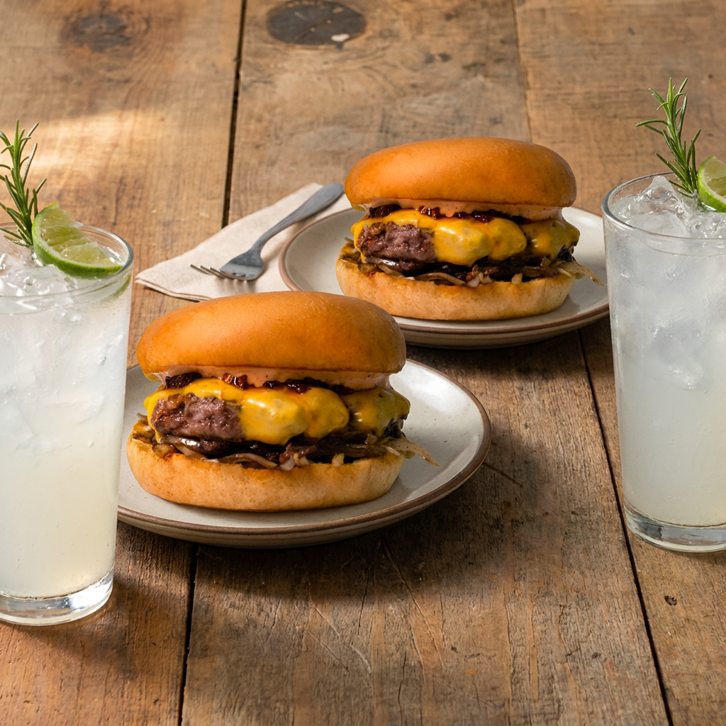2 Unna Burgers + 2 Limonadas