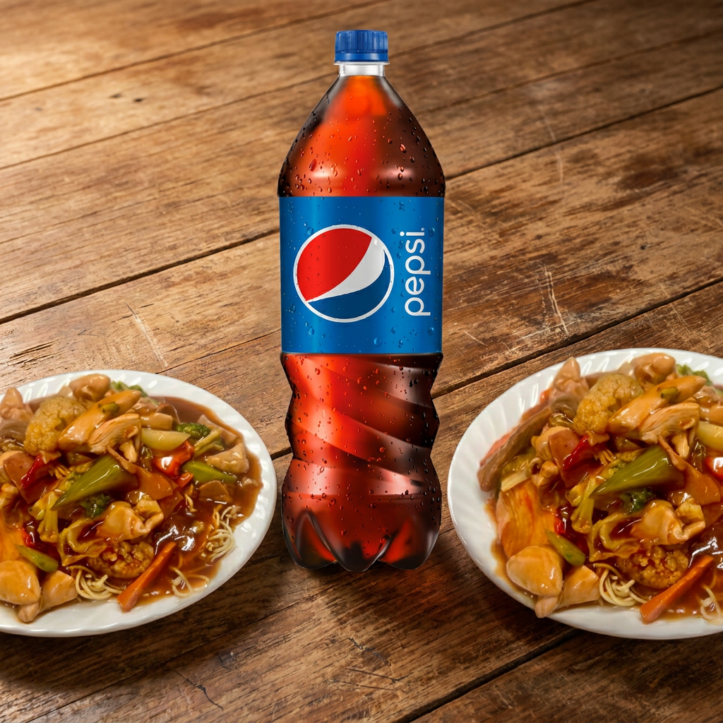 2 Chop Suey en Salsa Económico + Pepsi 2.5 L