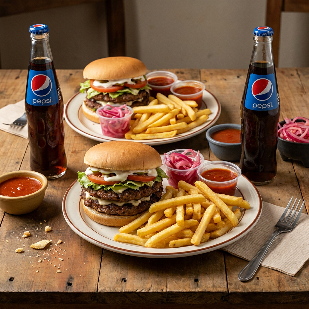 Combo- Mundial- Hamburguesa-Refresco.