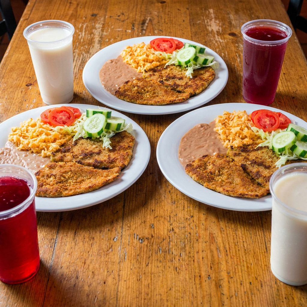 Combo Milanesa de Pollo*3 + Agua del Día*3