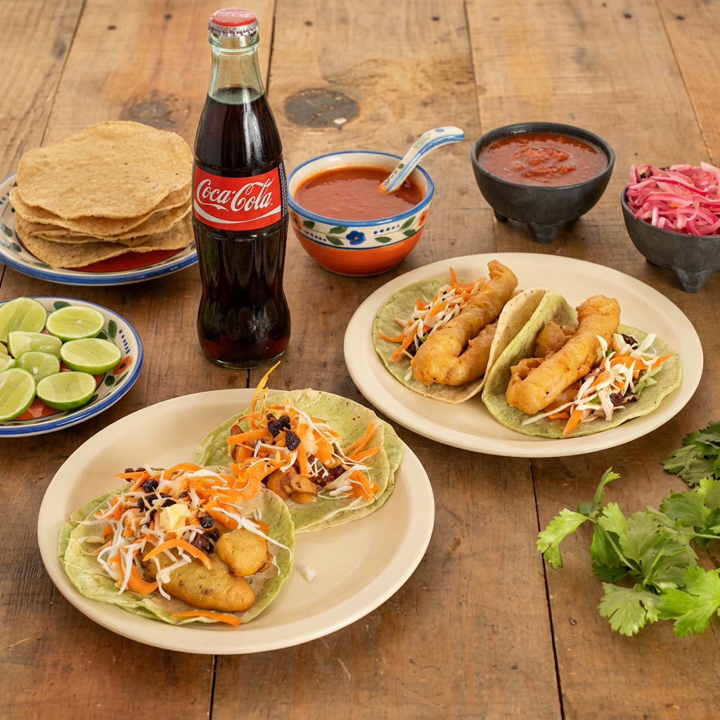 Taco Capeado Camarón + Taco Capeado Pescado