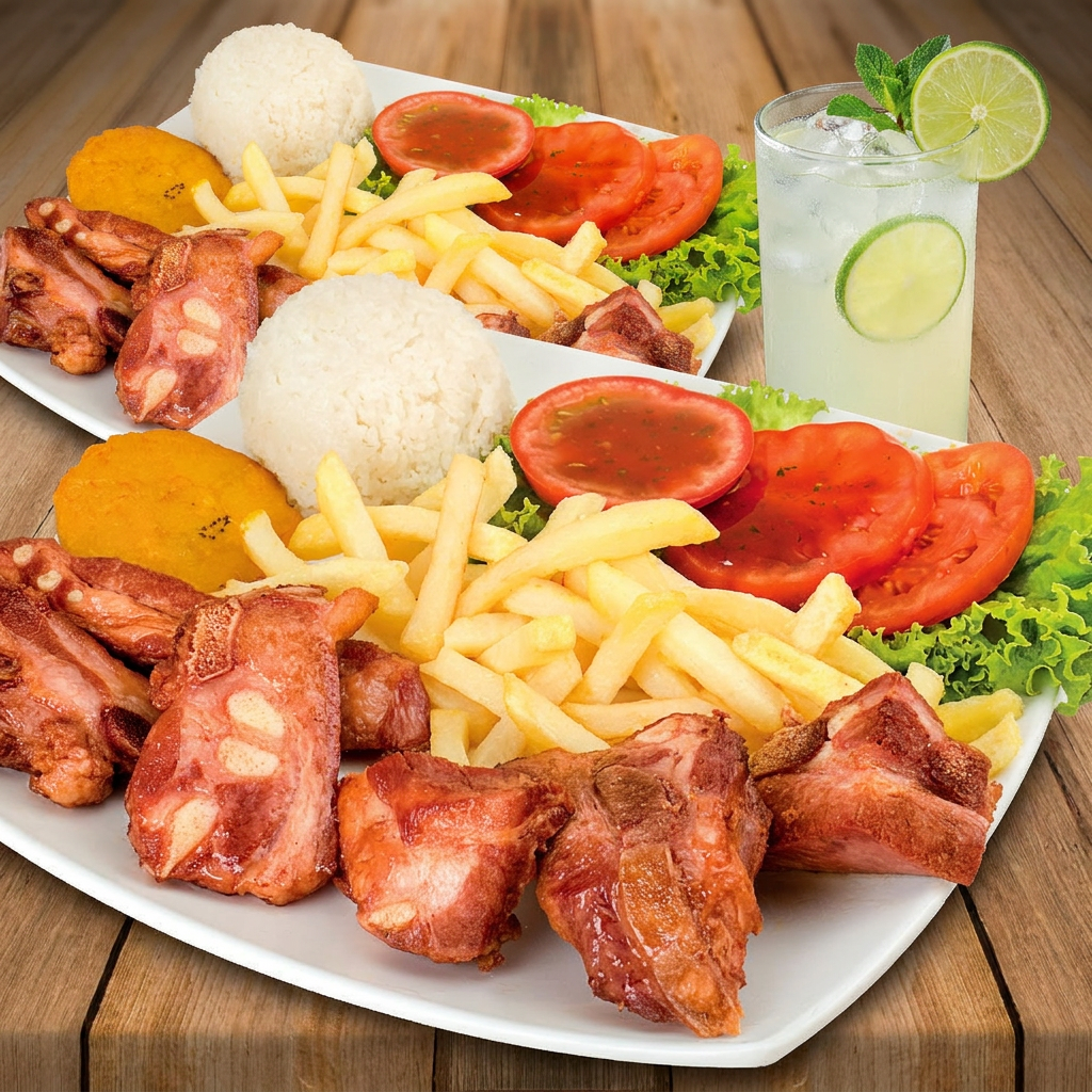 Combo para Dos Personas Costillas BBQ