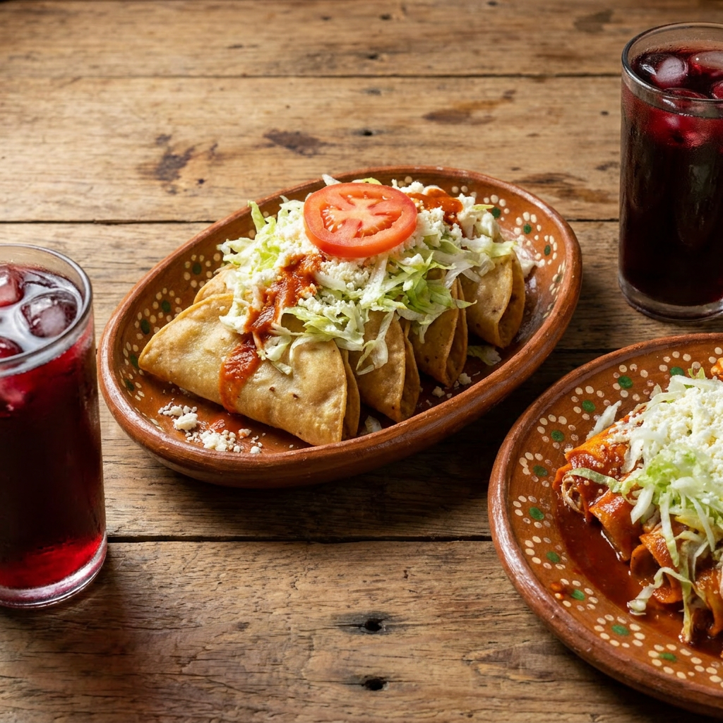 Combo Mundial-Tacos-Enchiladas-Bebida