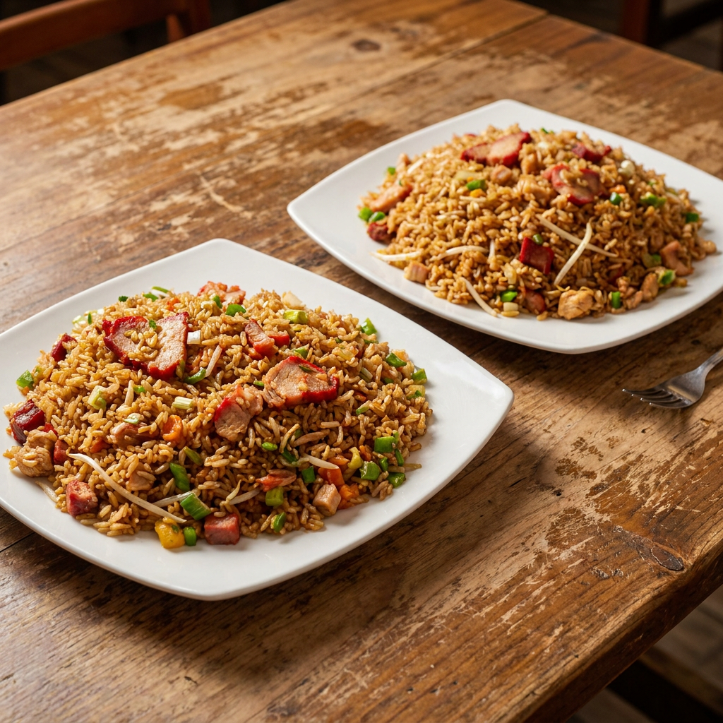 Arroz Cantonés + Arroz Cantonés
