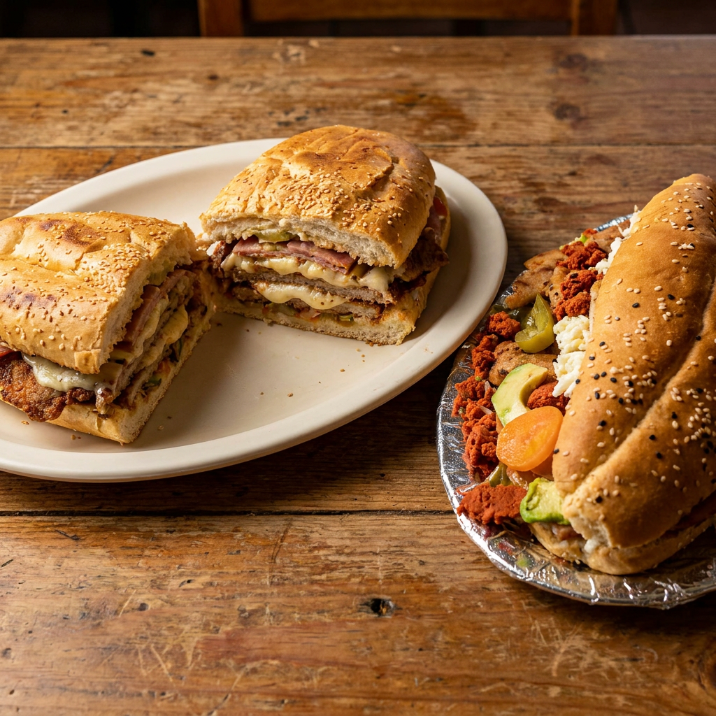 1 Torta de Milanesa con Queso + 1 Torta Mexiquense