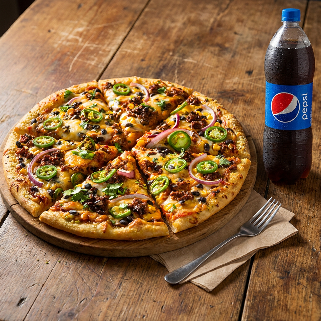 Combo PIZZA MEXICANA+Pepsi 1.5 Lts