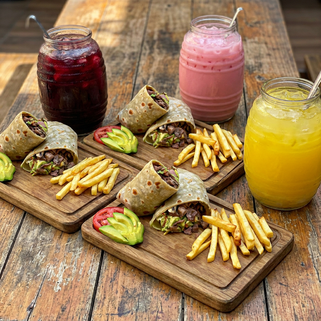 Combo 3 Mega Burrito + 3 Bebidas