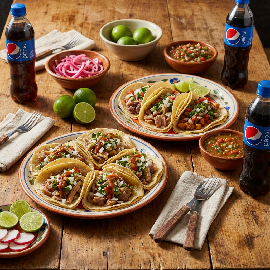 Combo 12 Taco de Carnitas + 3 Refresco