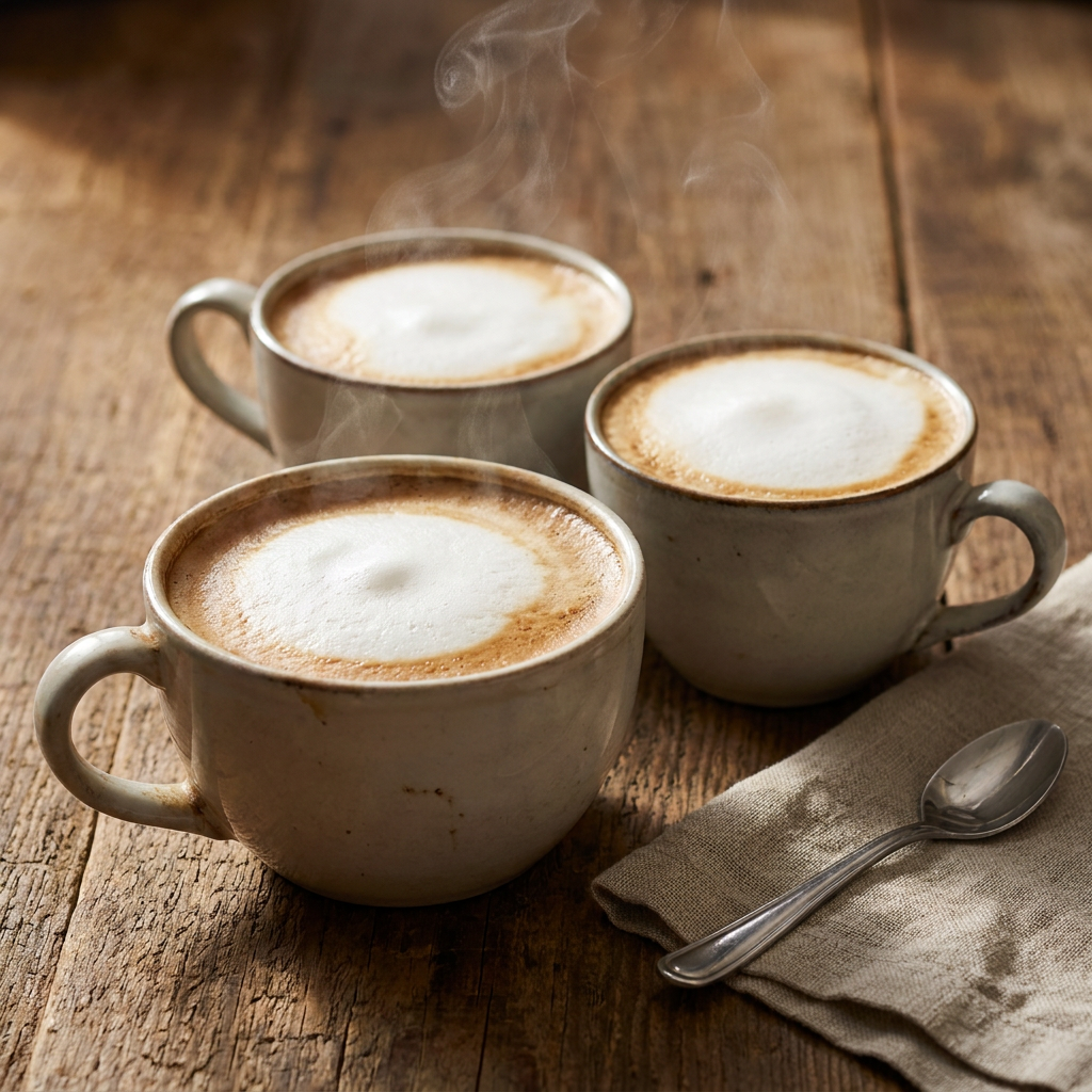 Combo mundial: 3 capuccinos calientes