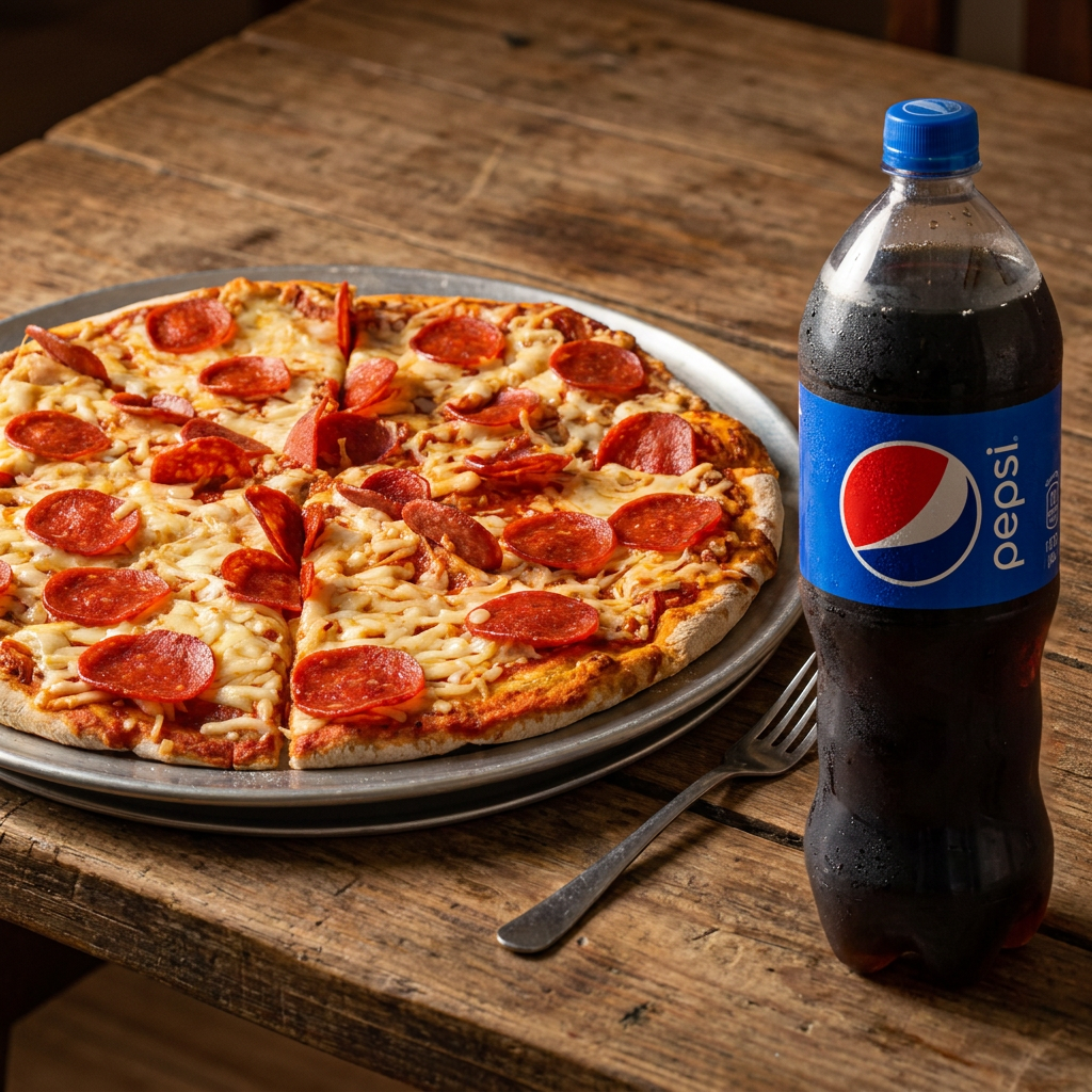 Combo Pizza Pepperoni 1 Ing. + 1 PEPSI 1.5LT