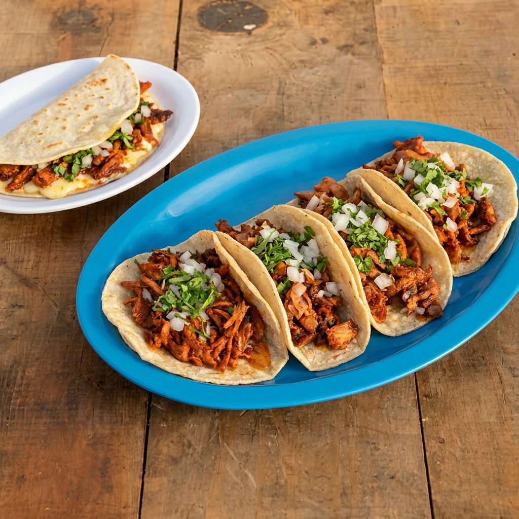 Combo 5 Tacos al Pastor+Quesadilla al Pastor
