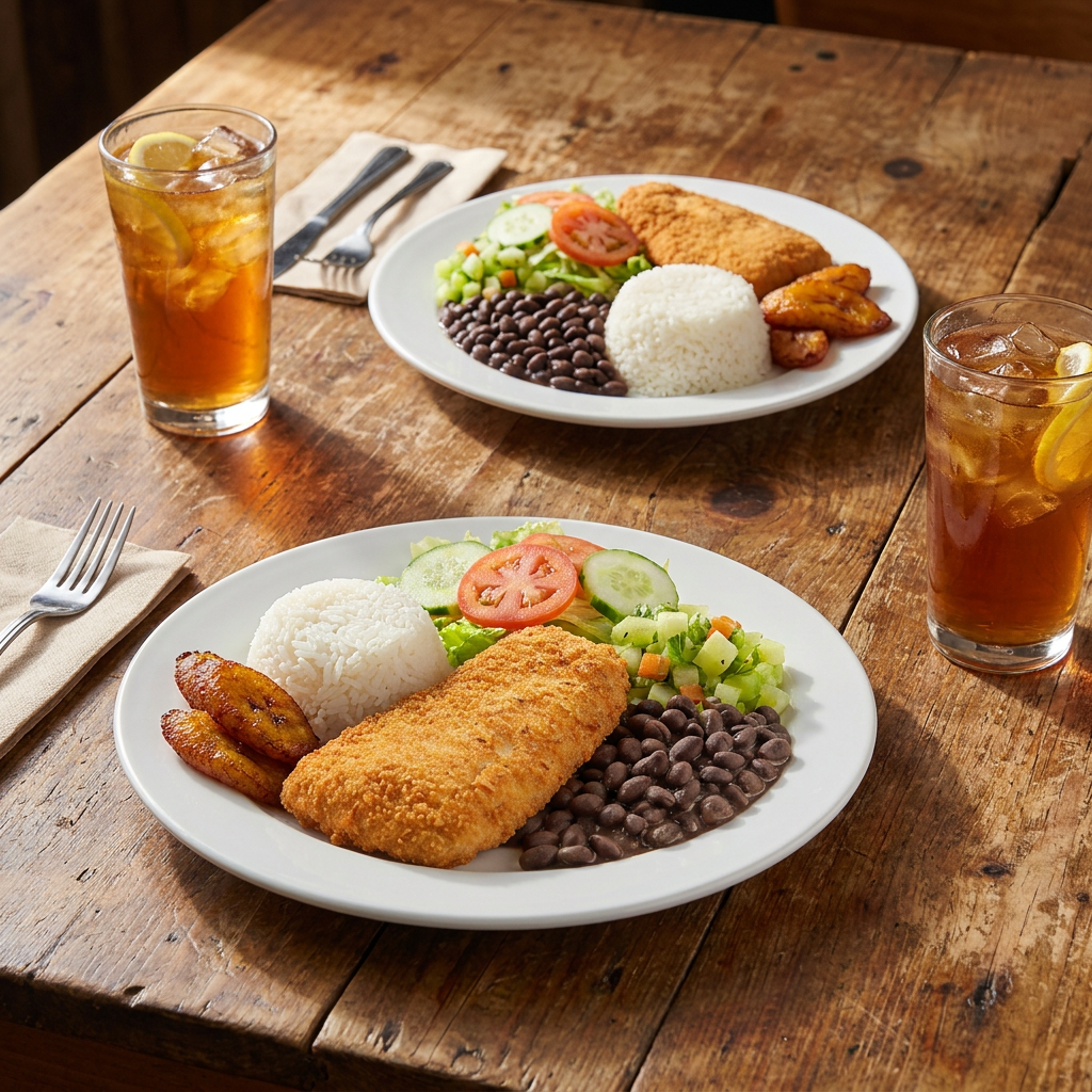 2 Casados con Pollo Empanizado