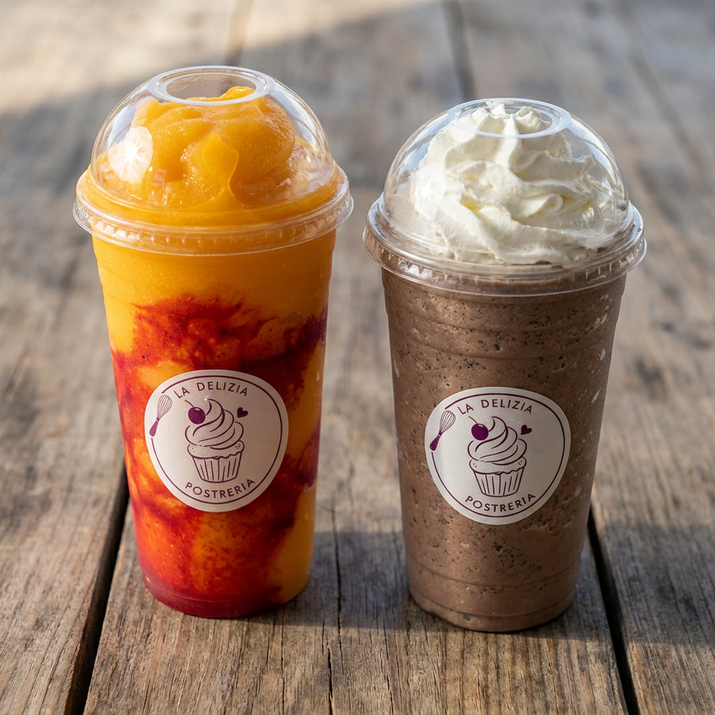 Smoothie de Mango + Frappe de Oreo