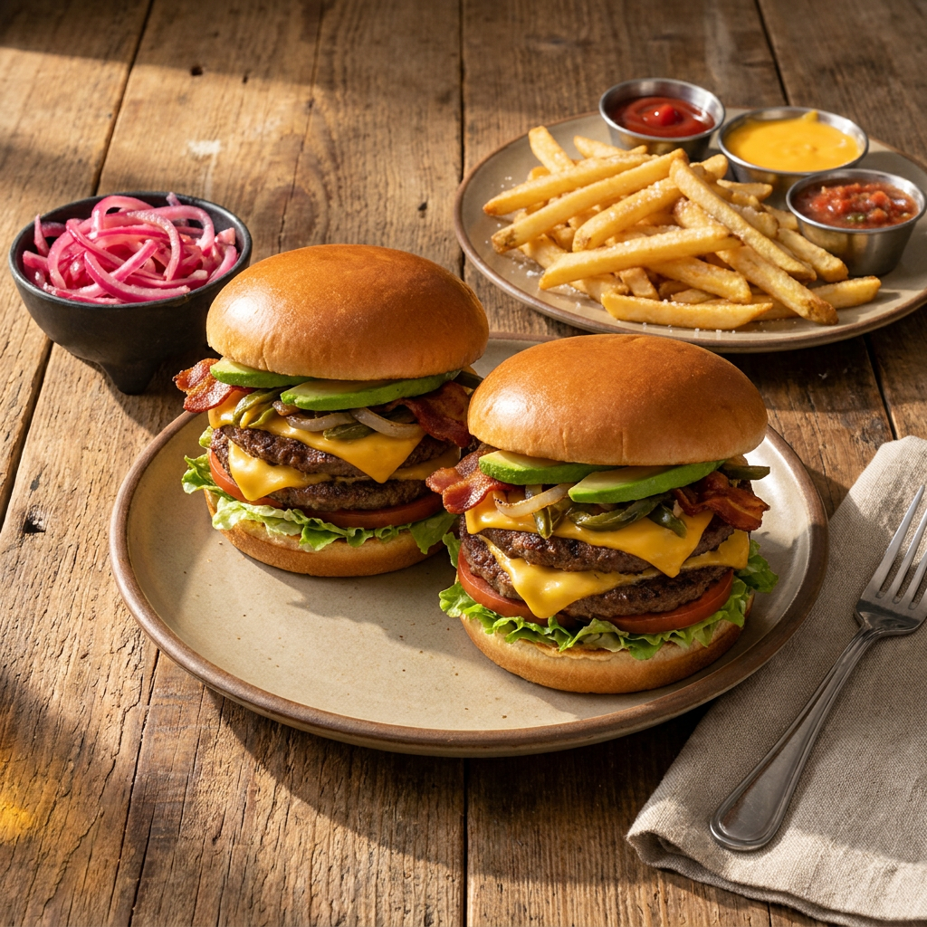 3 Especial Doble + Papas a la Francesa