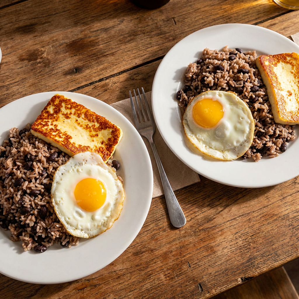 2 Pintos con Huevo y Queso