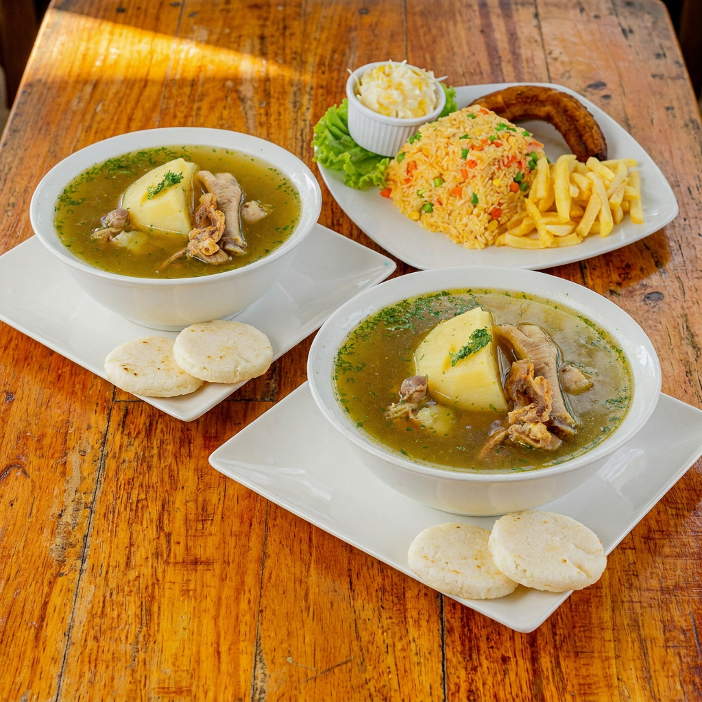 Combo Doble Cabezazo: Arroz con Pollo + Consomés
