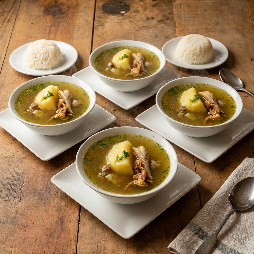 Combo "Pase de Gol": 3 Consomés con Arroz