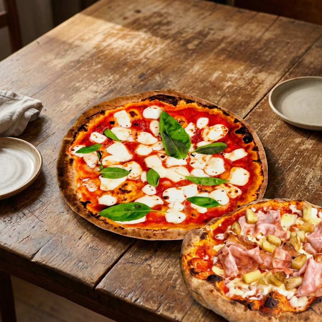 Combo Pizza Marghertita + Pizza Hawaiana