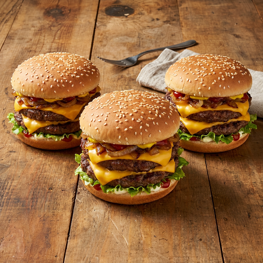3 CHEESE BURGER