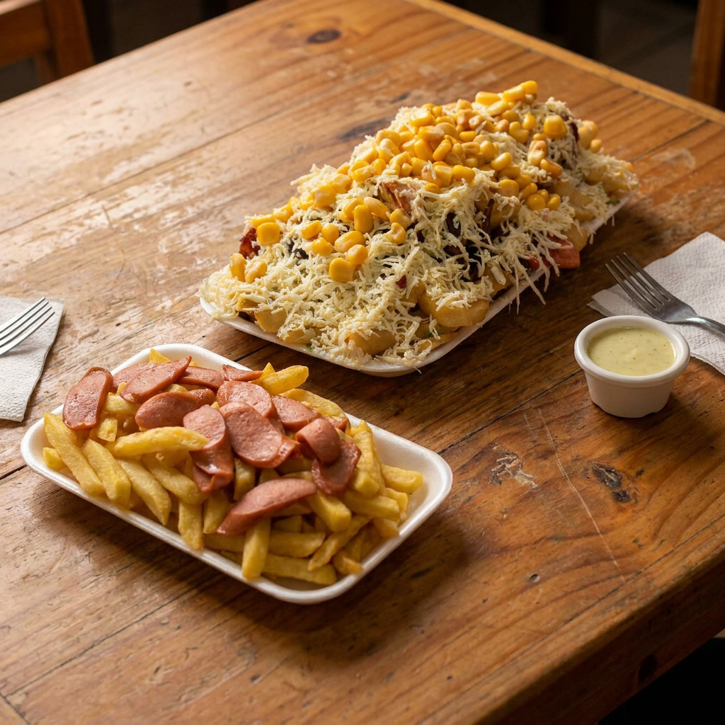 Combo Salchi Costeña + Salchi Sencilla
