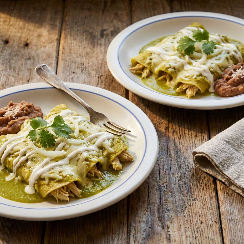 2 ordenes de Enchiladas Suizas