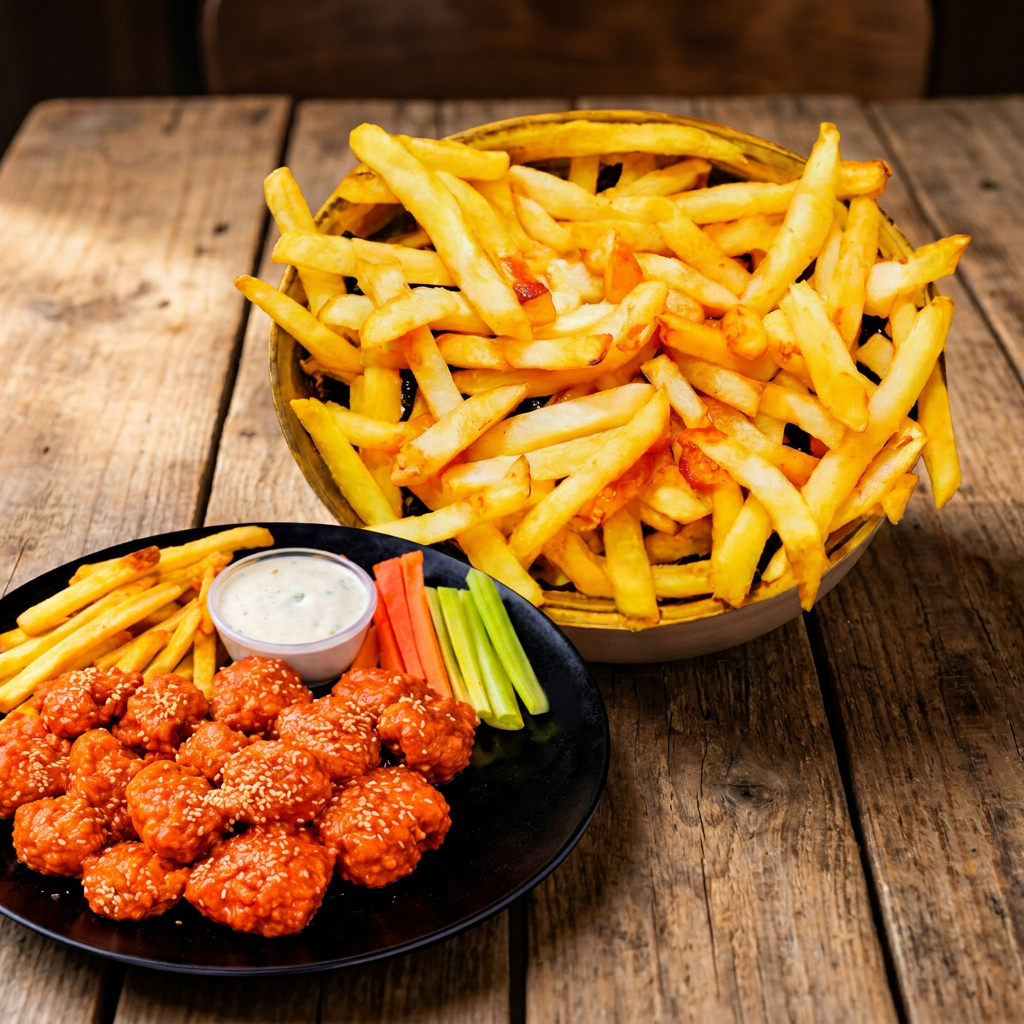 Boneless + Papas A La Francesa