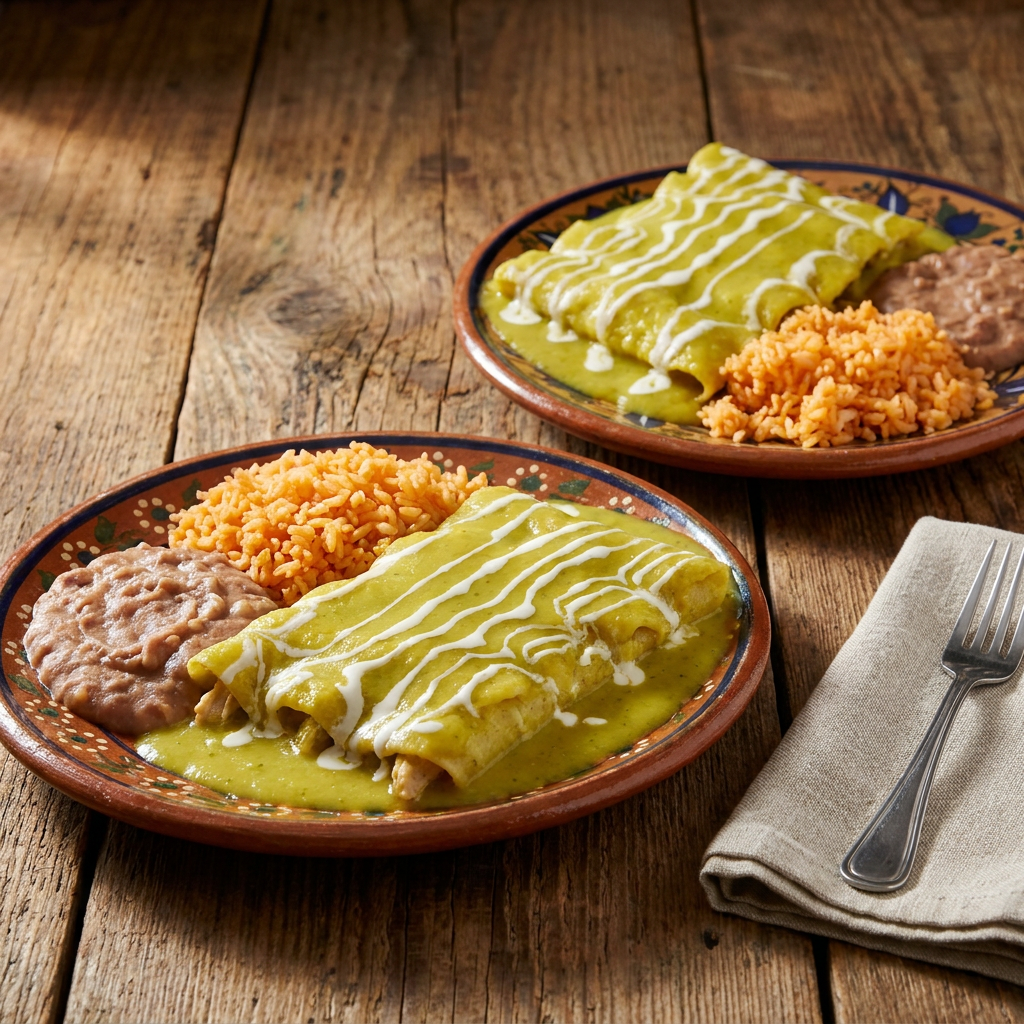 2 Media Orden de Enchiladas Suizas