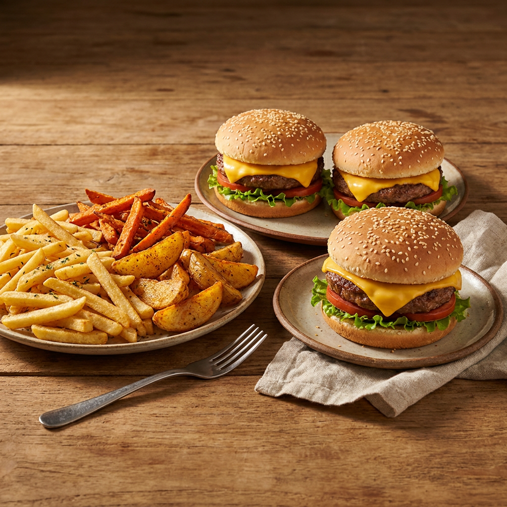 Combo Burger*3 + Mix De Papas*1