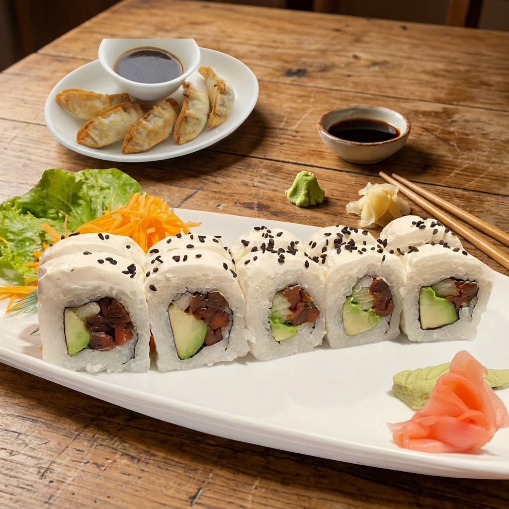 10 piezas + Gyozas