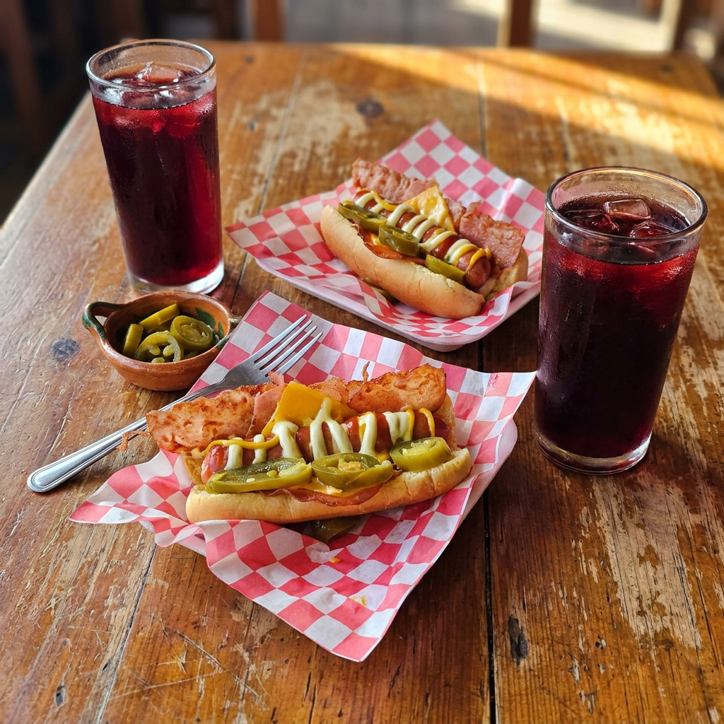 2 Hot Dogs Encobijados + 2 Bebidas