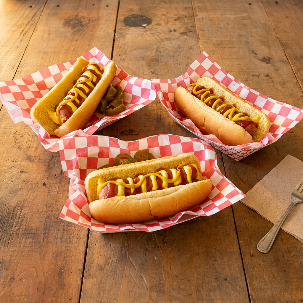 Combo 4 Hot Dogs Sencillos