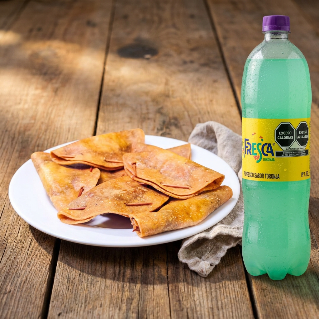 Combo Sesadillas *20 + Refresco de 1.35 ML