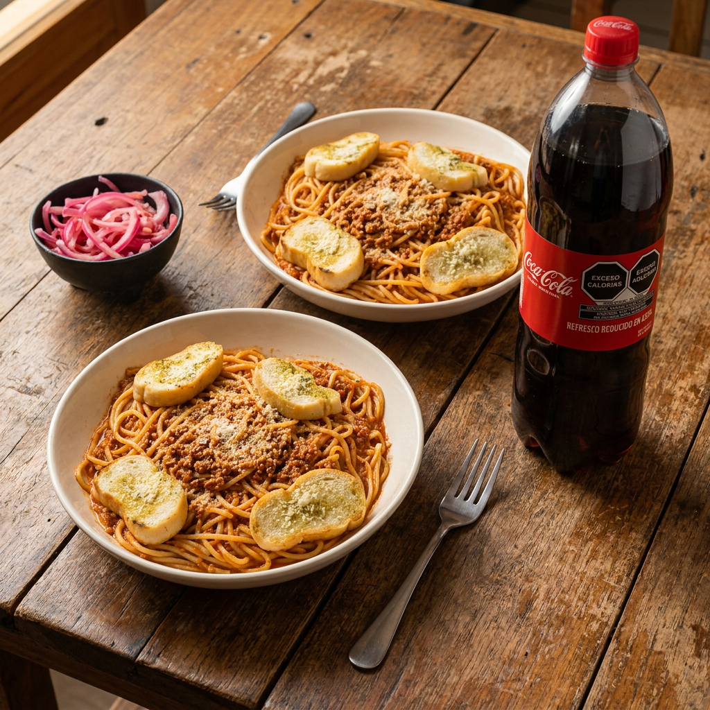 COMBO 2 Pasta Bolognesas + 1 Coca Cola 1.35ML
