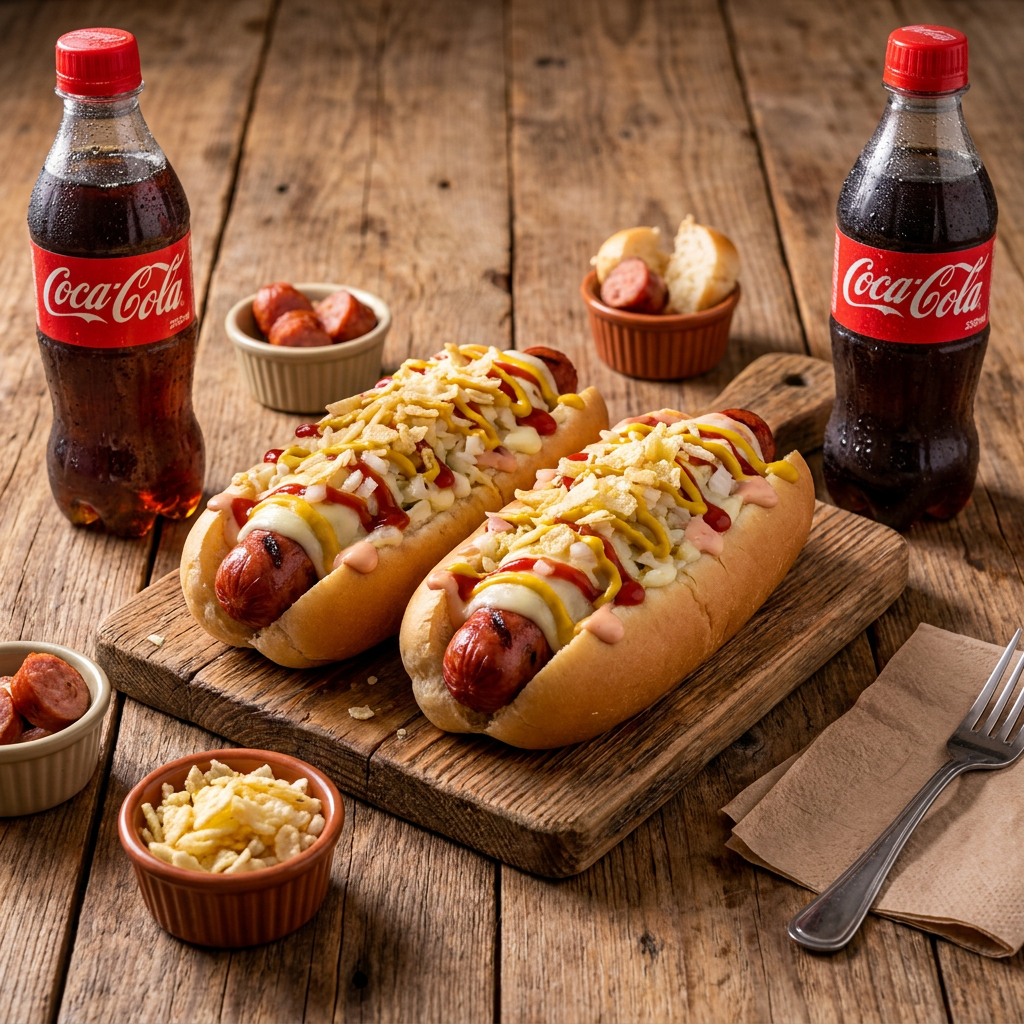 Combo 2 Perros Suizos + 2 Coca Cola 250ml