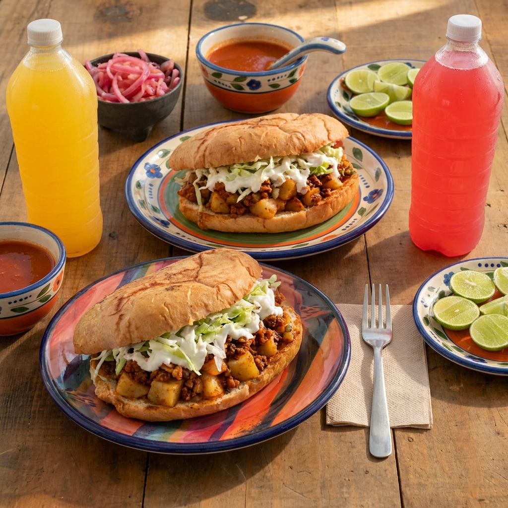 Combo 2 Pzas Pambazos + 1 Jugo Natural 1LT