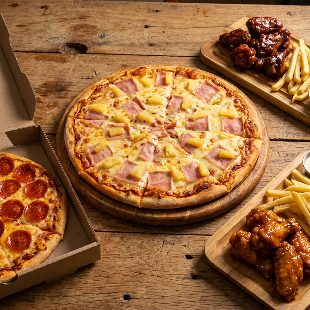 Peppe + Moana + Alitas BBQ + Alitas Mango Hab.