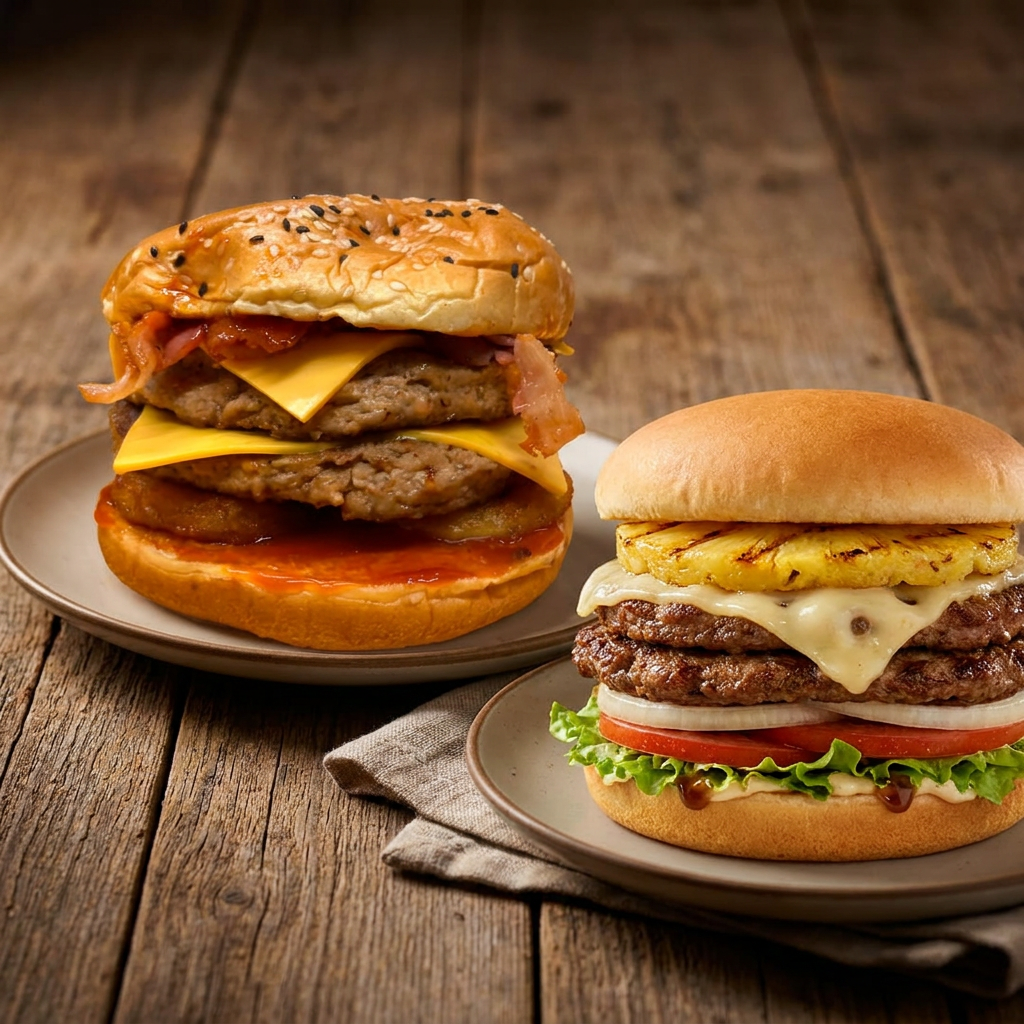 Combo Hawaina Doble + BBQ Monster Doble