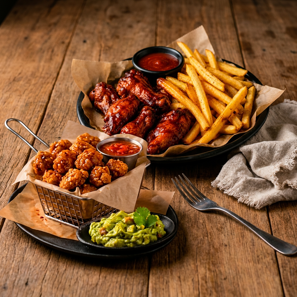 COMBO MUNDIALISTA (BONELESS + ALITAS + PAPAS)