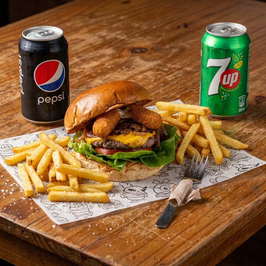 La Querida + Papas y Refresco 355 Ml