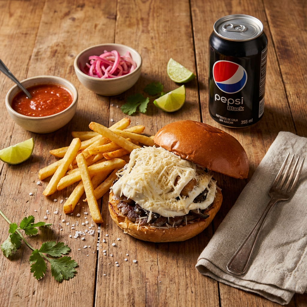 La Truffle + Papas y Refresco 355 Ml
