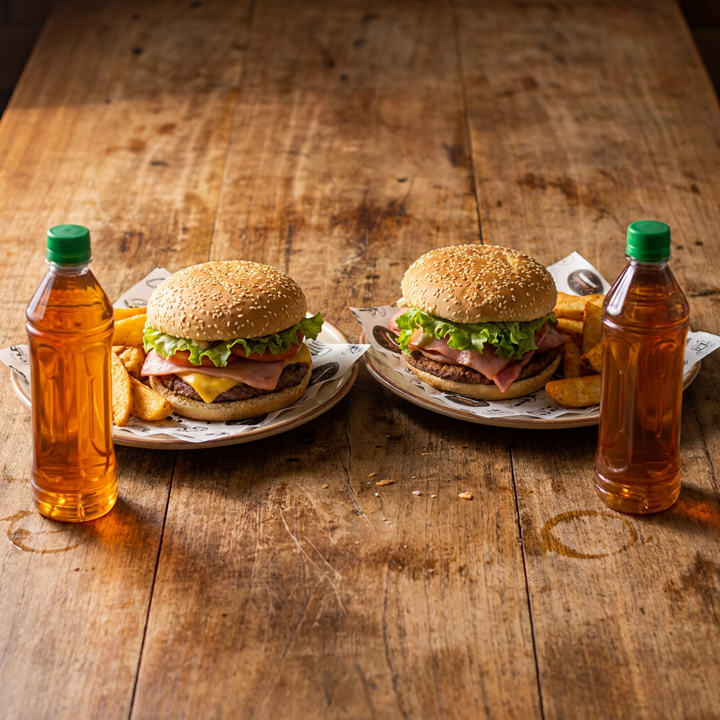 Combo Mundial - Burger Americana + Bebida 1/2 Lt