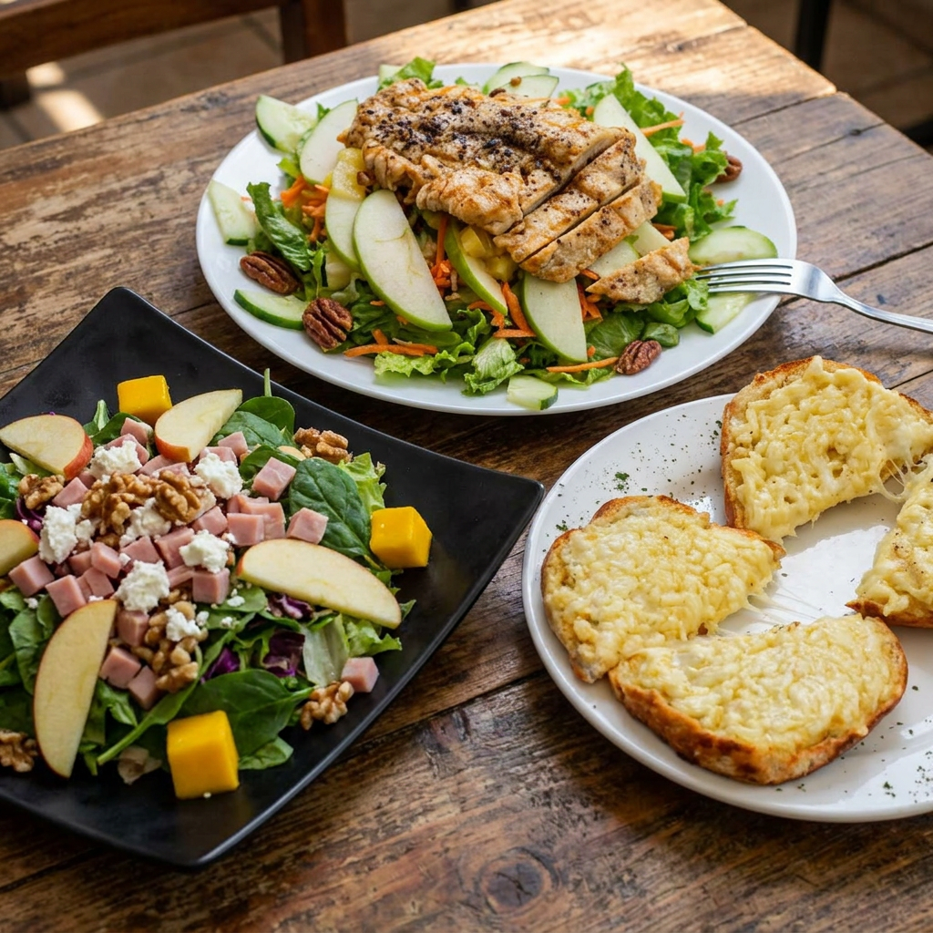 COMBO Ensalada Tropical+ Ensalada Paraiso+ Pan Ajo