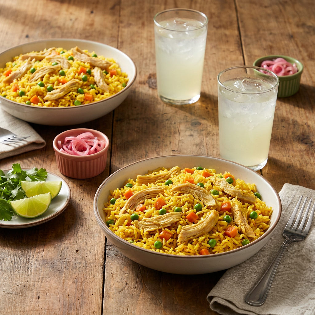 Arroz con Pollo para 2