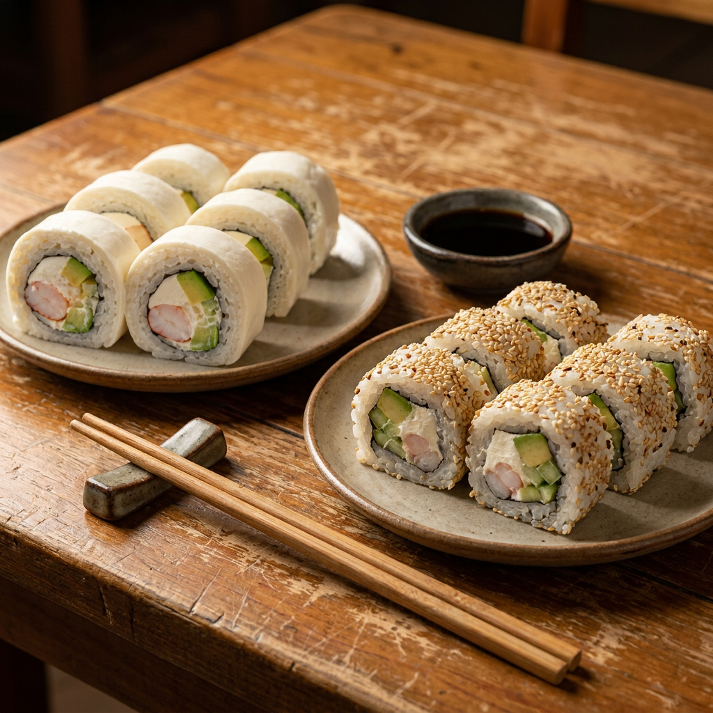 Combo Roll Philadelphia California Roll
